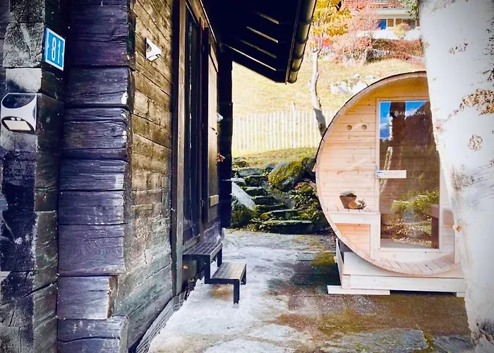 Huettli Weitblick 10 Minuten Zur Skigondel Und Aletschgletscher * 纳特斯